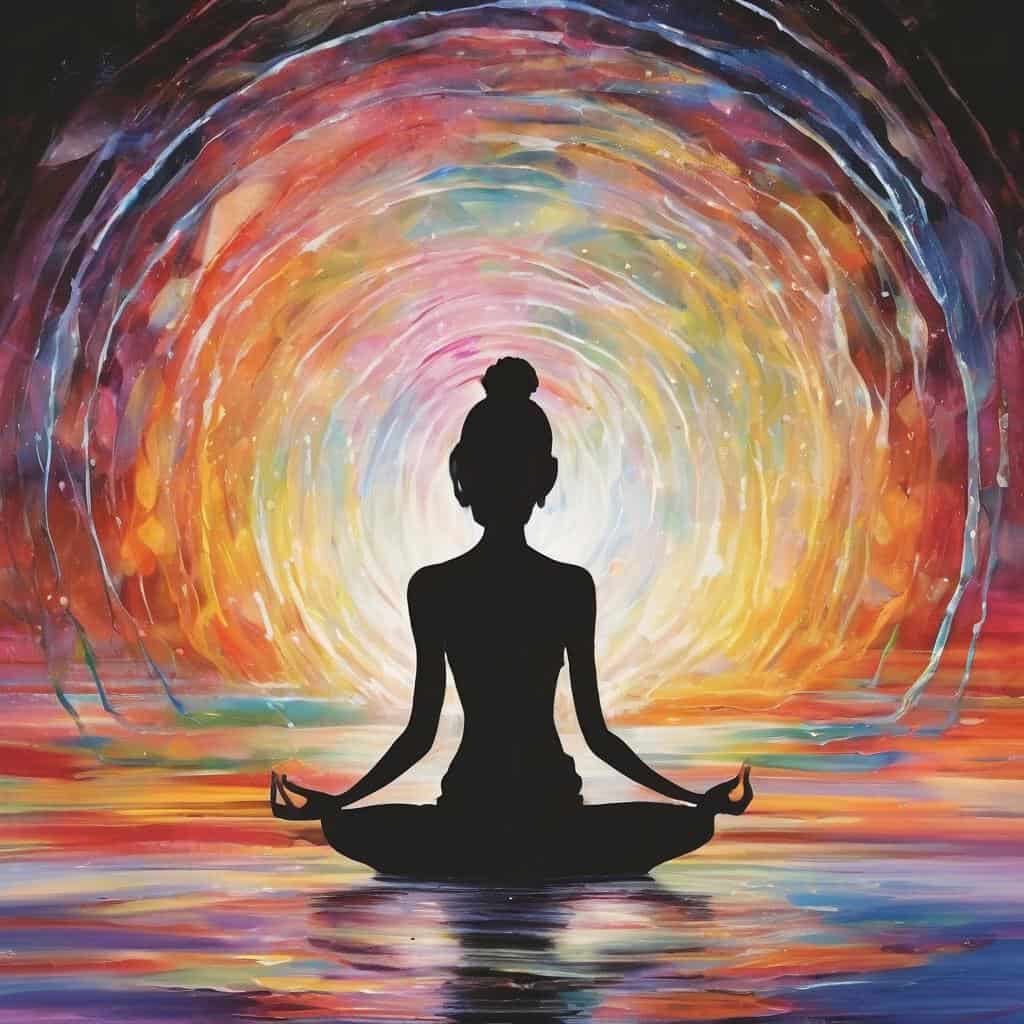 Ανθρώπου διαλογισμός, mindfulness και ισορροπία ζωής.